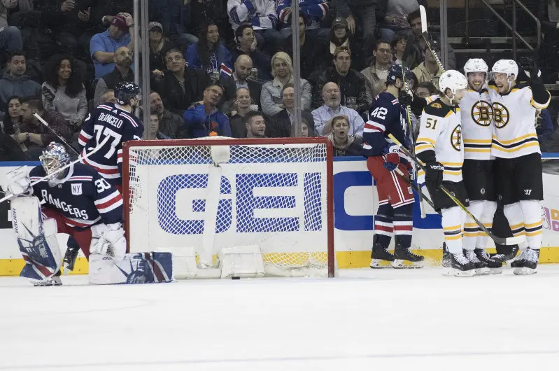 The Playoffs » Jake DeBrusk faz dois gols e Bruins derrotam