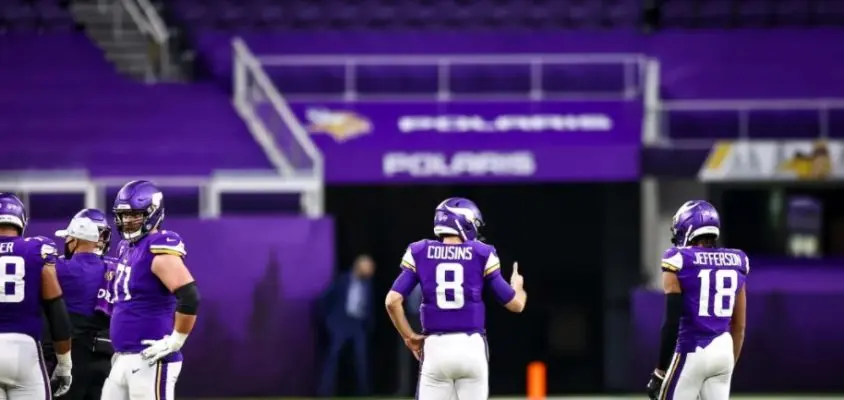 Justin Jefferson e Kirk Cousins - Minnesota Vikings