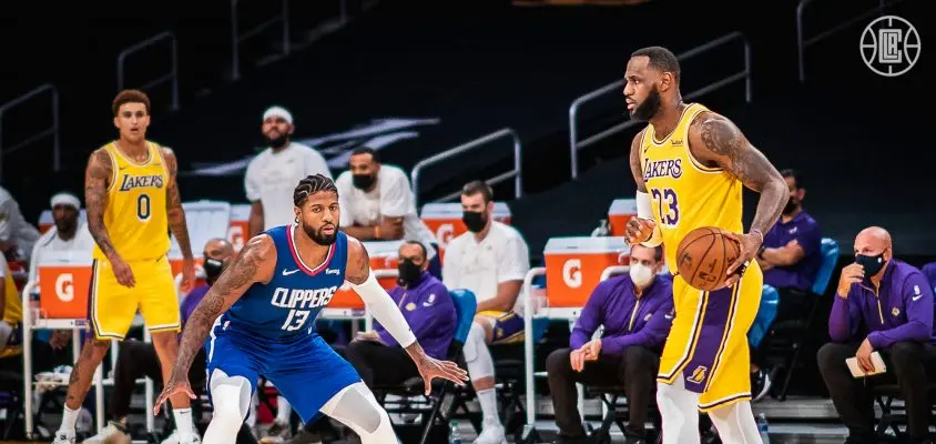 Clippers 'carimbam' faixa dos Lakers com Paul George decisivo