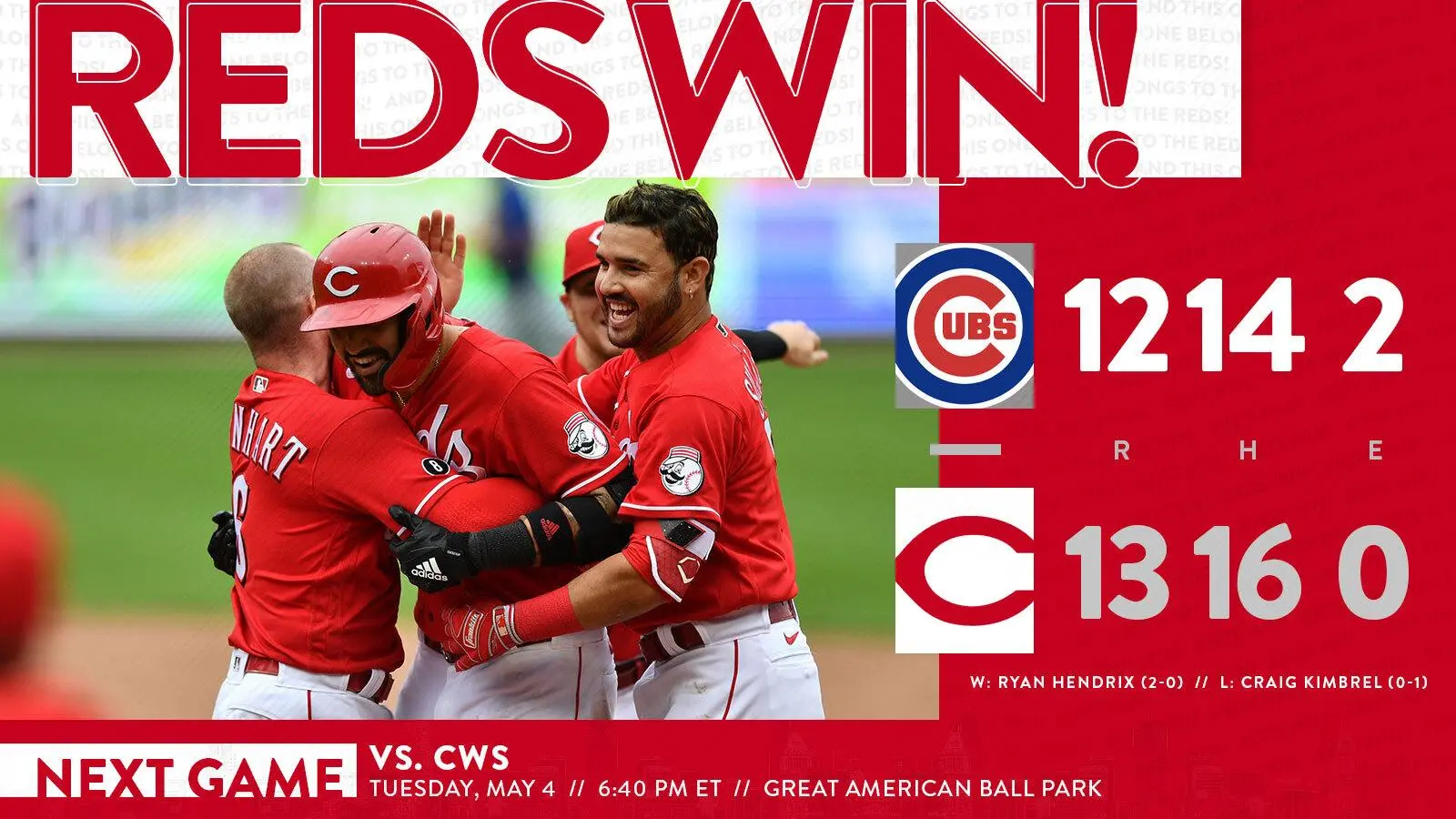 Castellanos, Reds top Cubs 13-12 in 10 innings