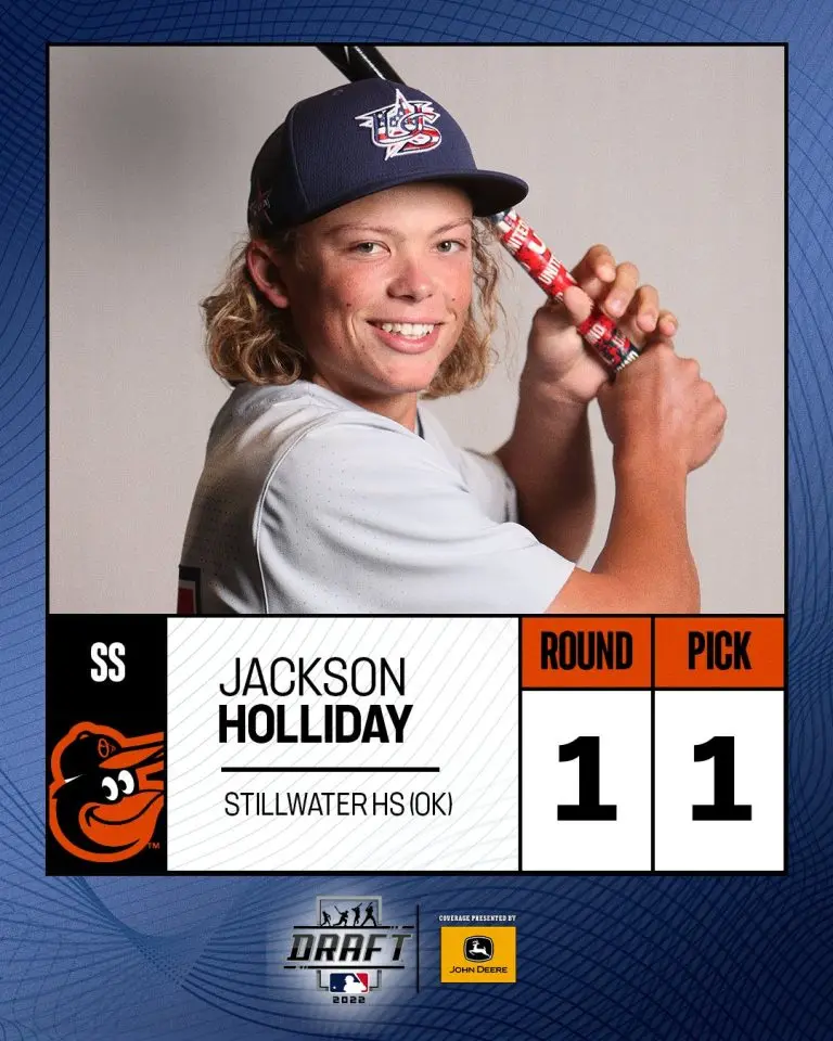 The Playoffs » Orioles selecionam Jackson Holliday na primeira escolha