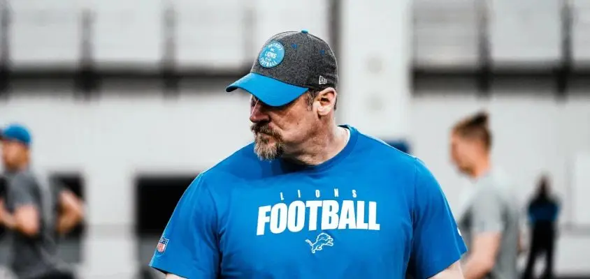 Dan Campbell head coach Detroit Lions