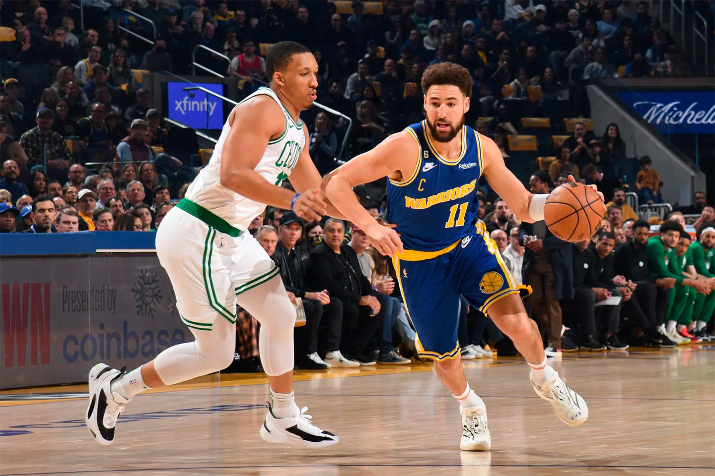 NBA: em reedição de final, Warriors dominam jogo e batem Celtics