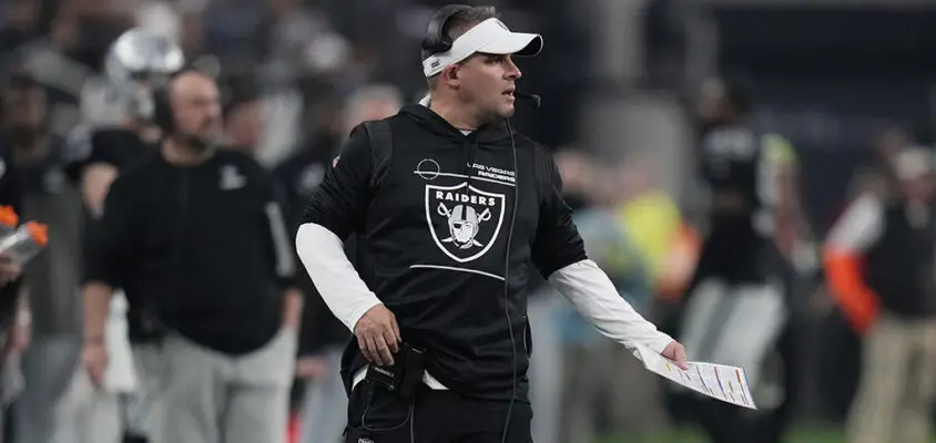 Las Vegas Raiders head coach Josh McDaniels