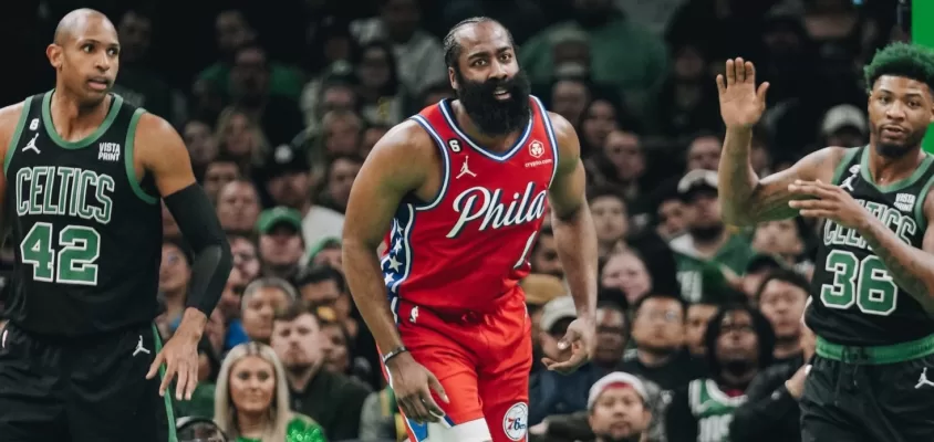 76ers vencem Celtics sem Embiid e com show de Harden