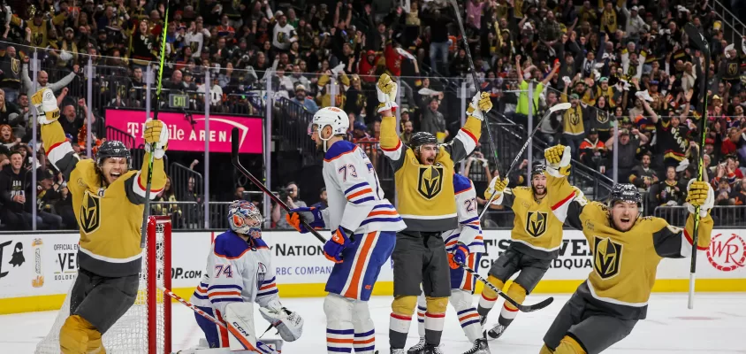 Golden Knights vencem Oilers e se aproximam de finais do Oeste