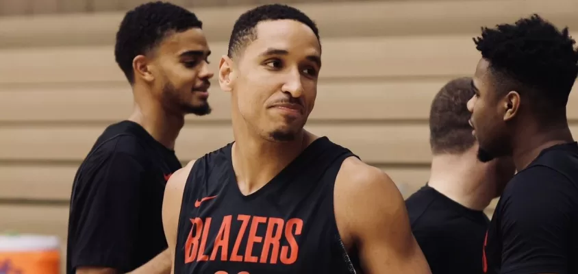 Brogdon durante o camp dos Blazers em 2023