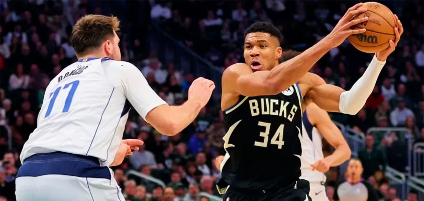 Antetokounmpo anota 40 pontos em vitória dos Bucks em cima dos Mavericks