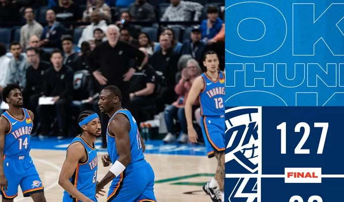 OKC vence Spurs