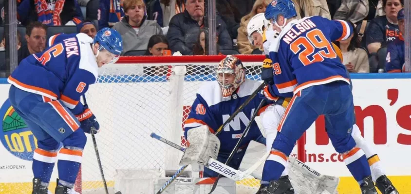 Varlamov brilha e New York Islanders derrota Nashville Predators