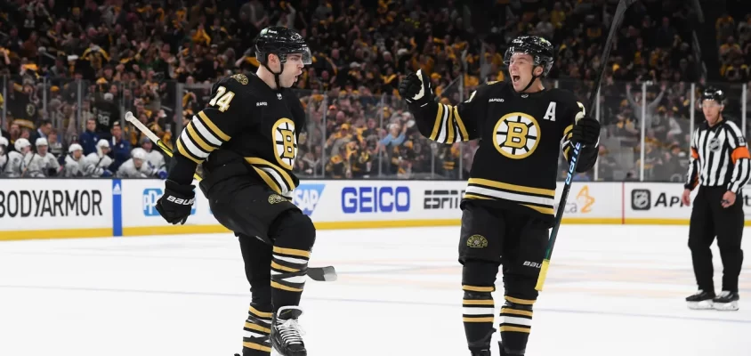 Com shows de DeBrusk e Swayman, Bruins vencem Maple Leafs