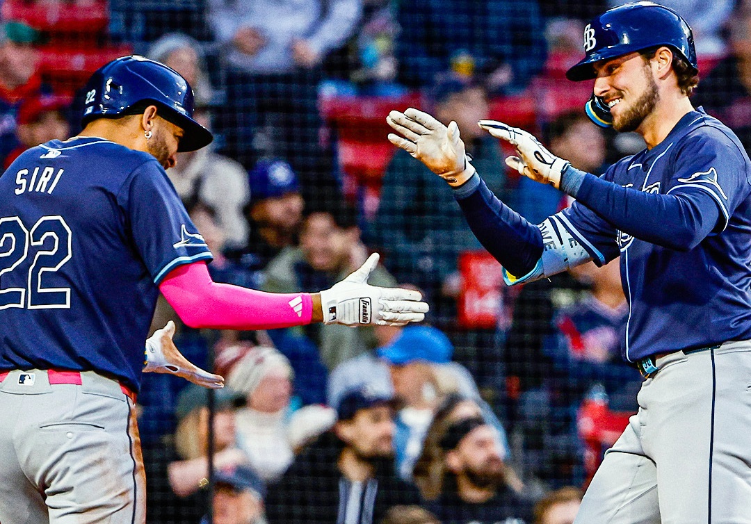 Rays vencem Red Sox com reação na nona entrada