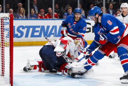 Com shutout de Sergei Bobrovsky, Panthers vencem Rangers no jogo 1 - The Playoffs