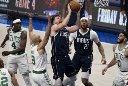 Mavericks ‘amassam’ Celtics e forçam jogo 5 das finais - The Playoffs