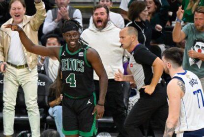 Celtics superam jogo ruim no perímetro, batem Mavericks e abrem 2 a 0 nas finais - The Playoffs