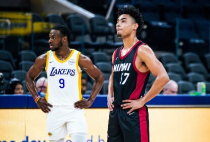 Miami Heat vence Los Angeles Lakers em outra noite discreta de Bronny James - The Playoffs